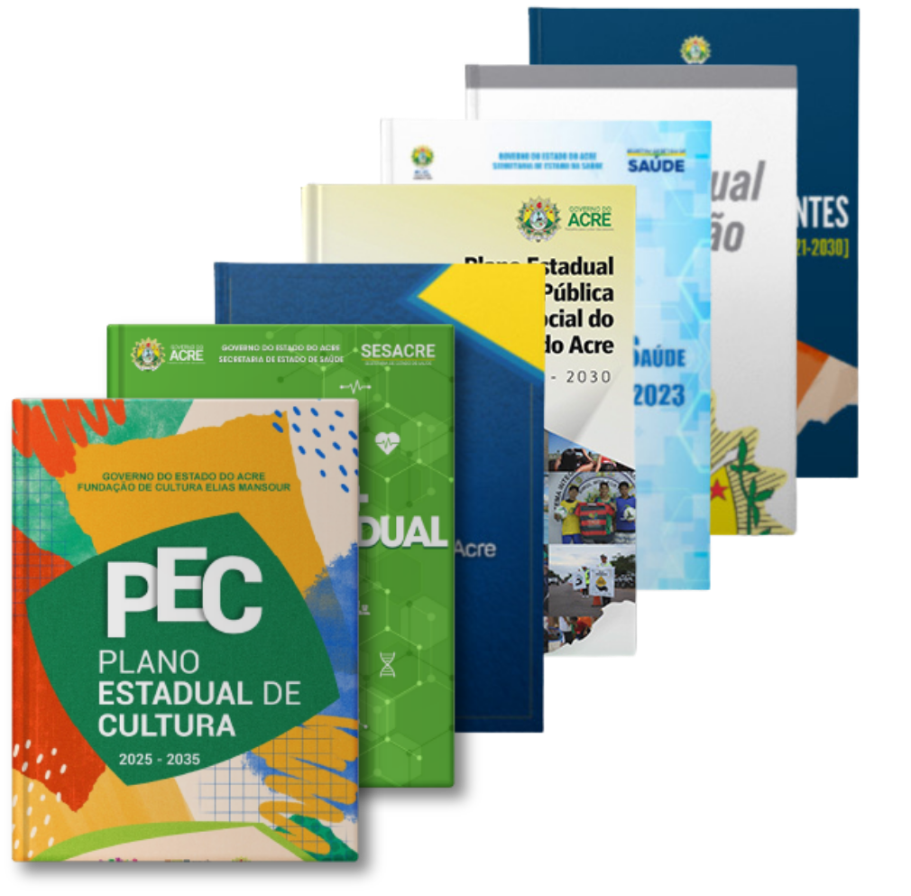 Capas dos planos estaduais