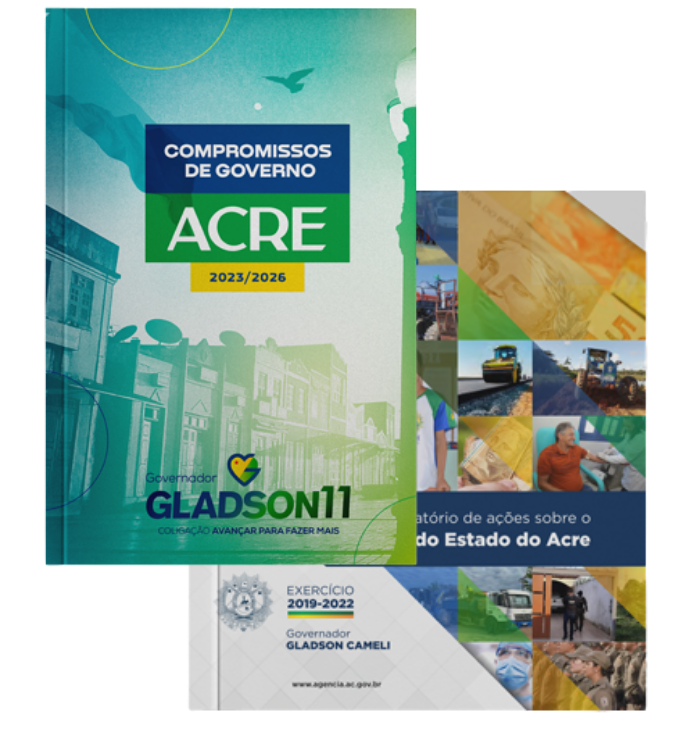 Capas dos planos de Governo, que faz parte da Governança Pública